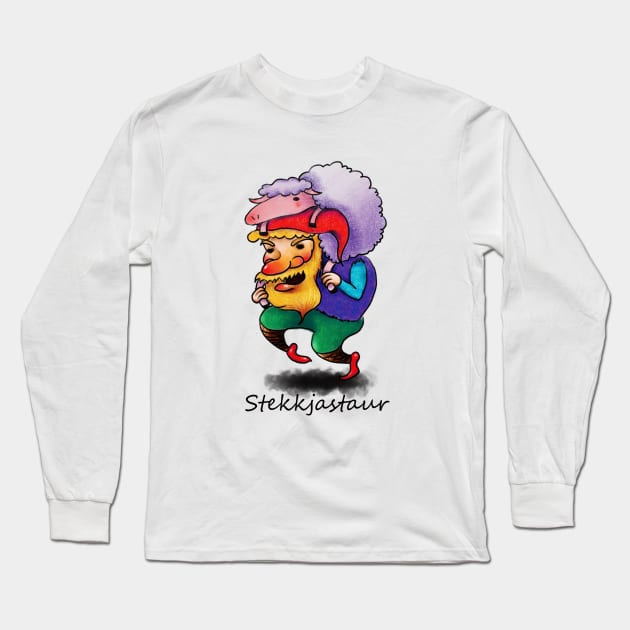 Yule lad /Santa Clause- Stekkjastaur Long Sleeve T-Shirt by EGGnTEDDY